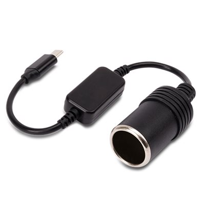 CONVERT.5/12V USB TIPO C 30CM