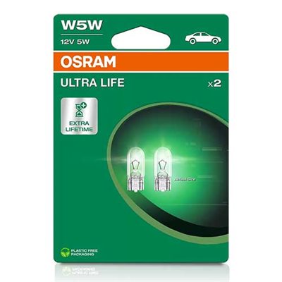 W5W 2,1x9,5d 2 ULTRALIFE 5W