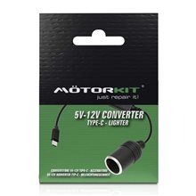 CONVERT.5/12V USB TIPO C 30CM