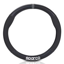 FUNDA VOLANTE NEGRO CARBONO