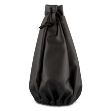 FUELLE POMO SEMI PIEL NEGRO