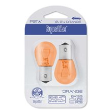 P21W BAU15S 12V 21W 2PC ORANG