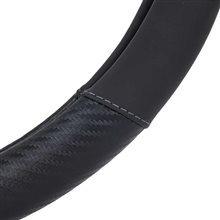 FUNDA VOLANTE NEGRO CARBONO