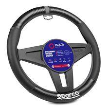 FUNDA VOLANTE NEGRO CARBONO