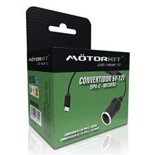 CONVERT.5/12V USB TIPO C 30CM